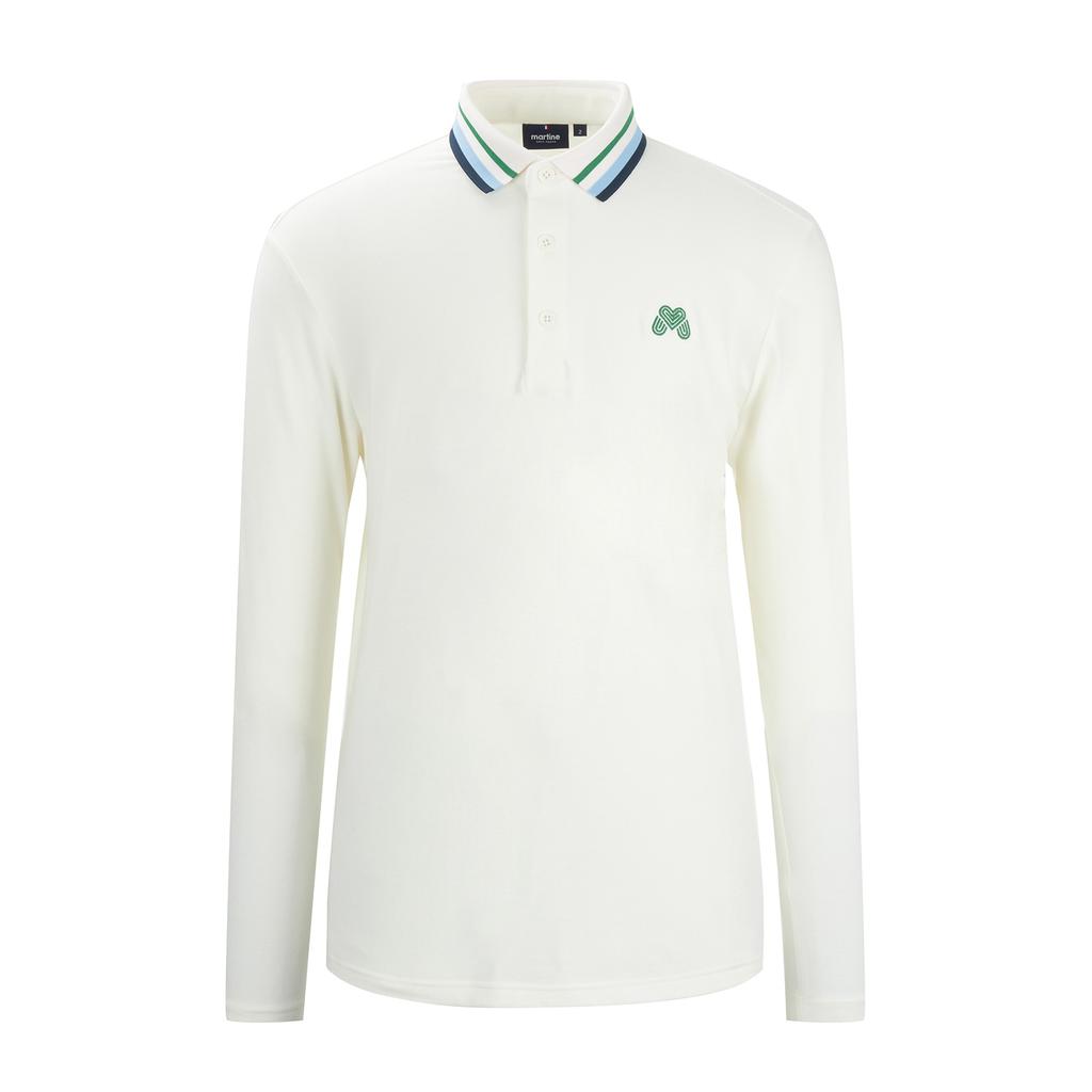 MARTINE GOLF Collar Point Polo Shirts_O/White (Men)