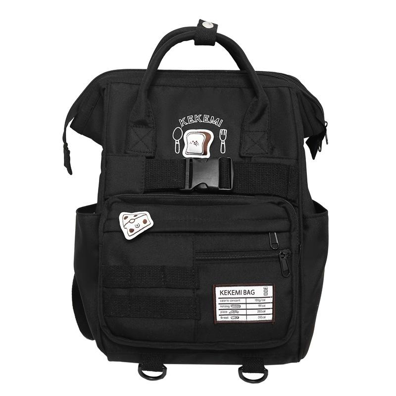 Schoolbag1011 New Fashion Large Capacity Multifunctional Wear-resistant Waterproof Clip Handbag Women's Shoulder Back Mommy Bag
