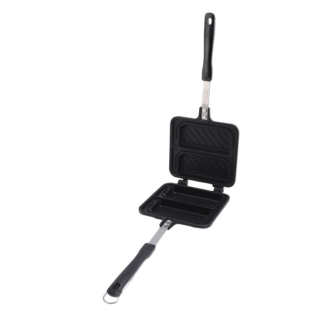 Double Sided Sandwich Baking Pan Nonstick Sandwich Maker Grilled Cheese Maker Frying Pan for Home