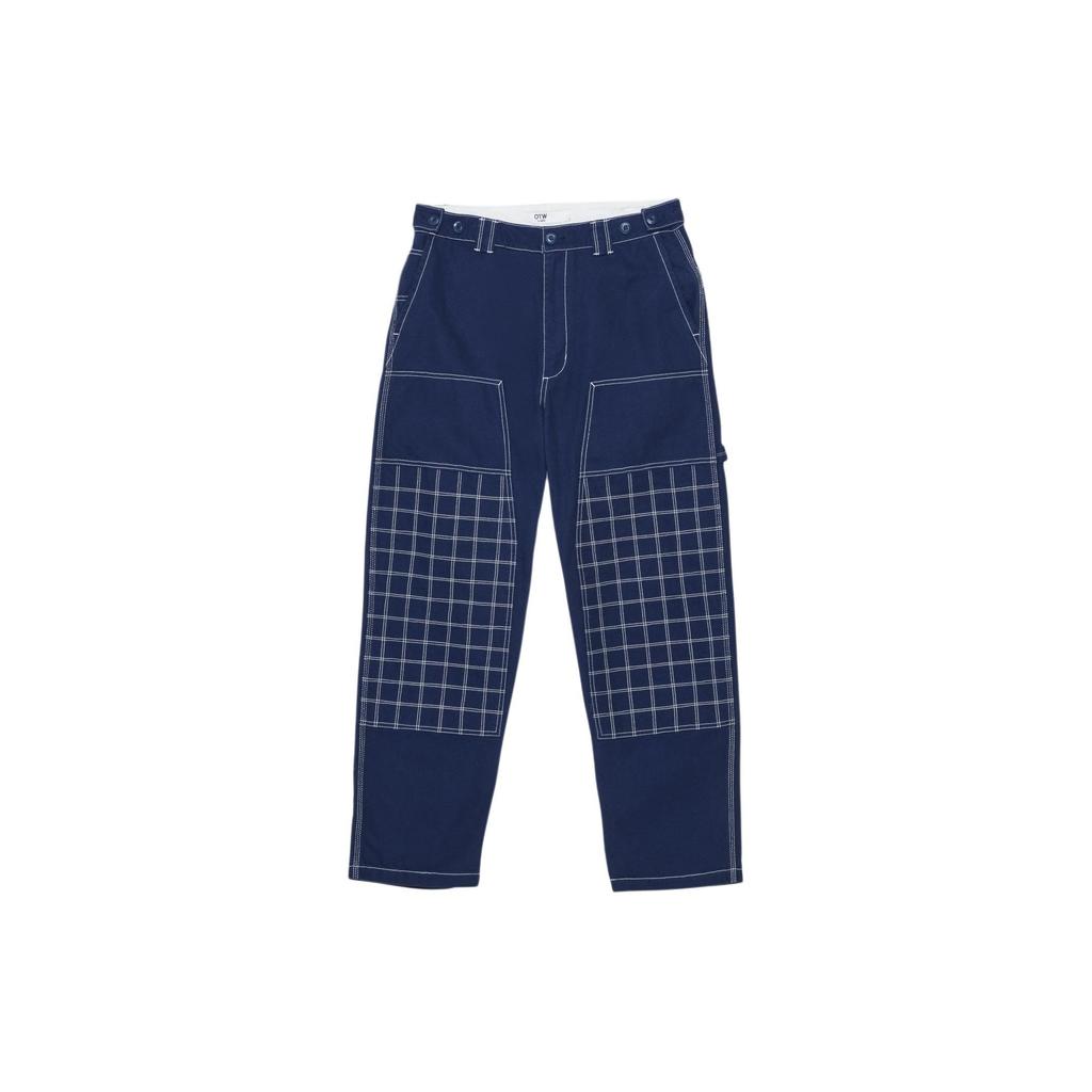 Vans OTW SS24 Loose Fit Zipper Casual Sports Cargo Pants Unisex Pants Navy-Blue VN000GBULKZ