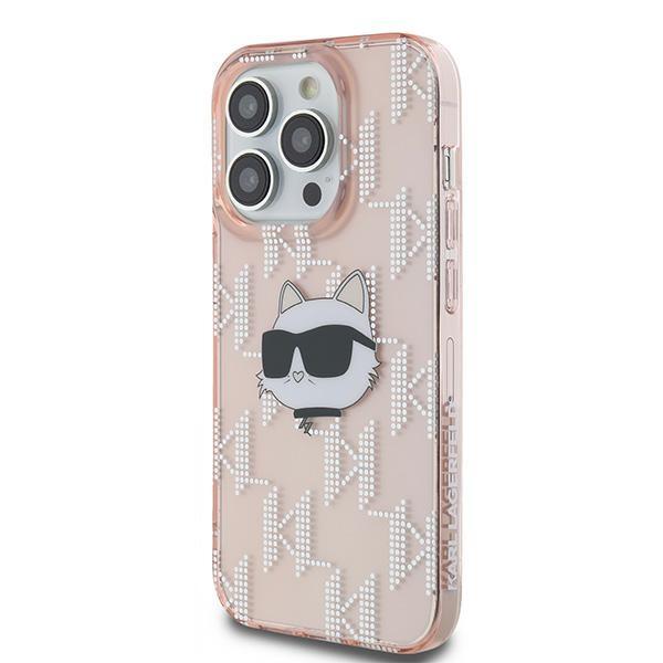 Karl Lagerfeld Klhcp13Lhklpchp Iphone13 Pro / 13 6.1 Różowy/Pink Hardcase Iml Choupette Head & Monogram