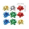 150 Pcs Self-Adhesive Star Flower Christmas Present Bows Gift Wrapping Wedding Decor Memorial Gifts White Ribbon Small Box