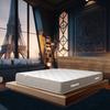 Mattress 140x200 cm,Dreamlux,26 Cm ,pocket Springs,high-density Foam,motion Isolation,summer/winter Side