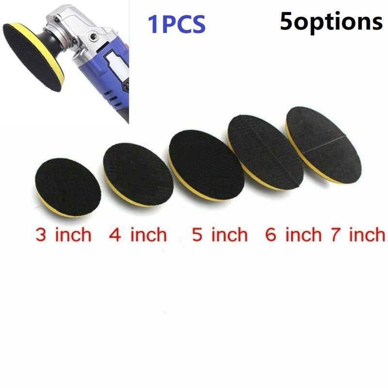 Buffing Backing Plate Professional Black 1pcs 3/4/5/6/7 inch Polishing