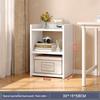 Freestanding Multi-Layer Bookshelf and Storage Cabinet for Bedroom
