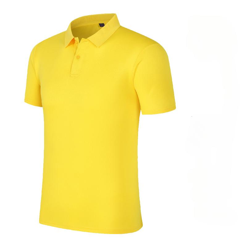 Polo Shirt Solid Color Sports Quick Drying Summer Polo Shirts Short Sleeve T-shirt Men's Clothing