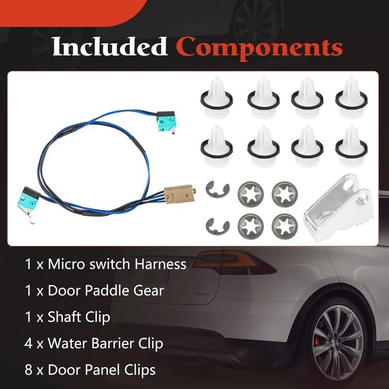 1042845-00-A 1042845-00-B 1016009-00-C for Door Handle Repair Kit Compatible with Tesla Model S 2012-2017 Replaces
