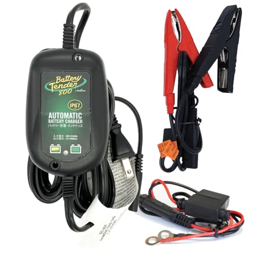 

[Limited Edition] Battery Tender 800 + Supernut Original Vehicle Cable for Harley-Davidson Deltran Battery Tender Float charging function keeps b