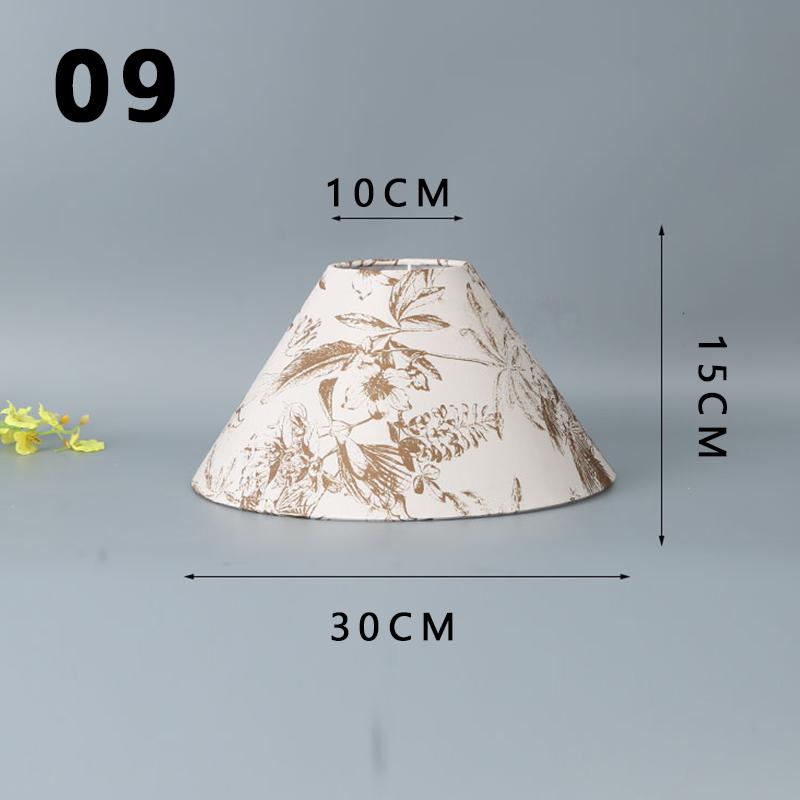 New Chinese Style Living Room Floor Lamp Shade DIY Replacement Lamp Cover E27 Fabric Home Decor Tabletop Lampshade