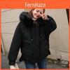 Premium Women Short Warm Coat With Hoodies For Cozy Winter Parkas Fashion