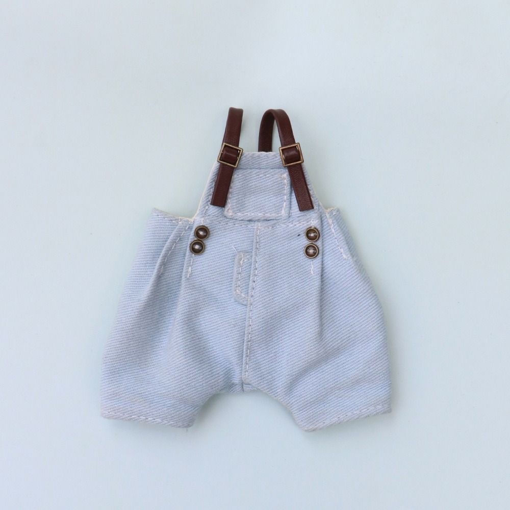 Suspender Trousers Doll Denim Pants Dress Up Doll Overalls Bjd Doll Clothes Doll Accessories