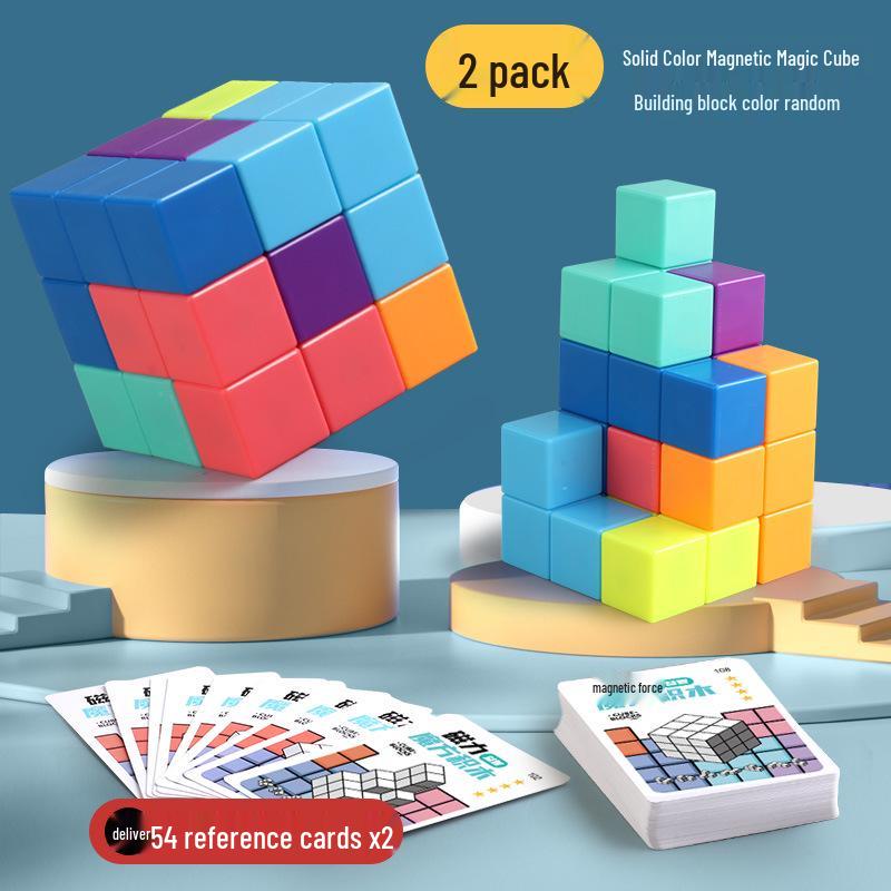 Magnetic Magic Cube Blocks: Educational Soma Cube Geometry for Kids