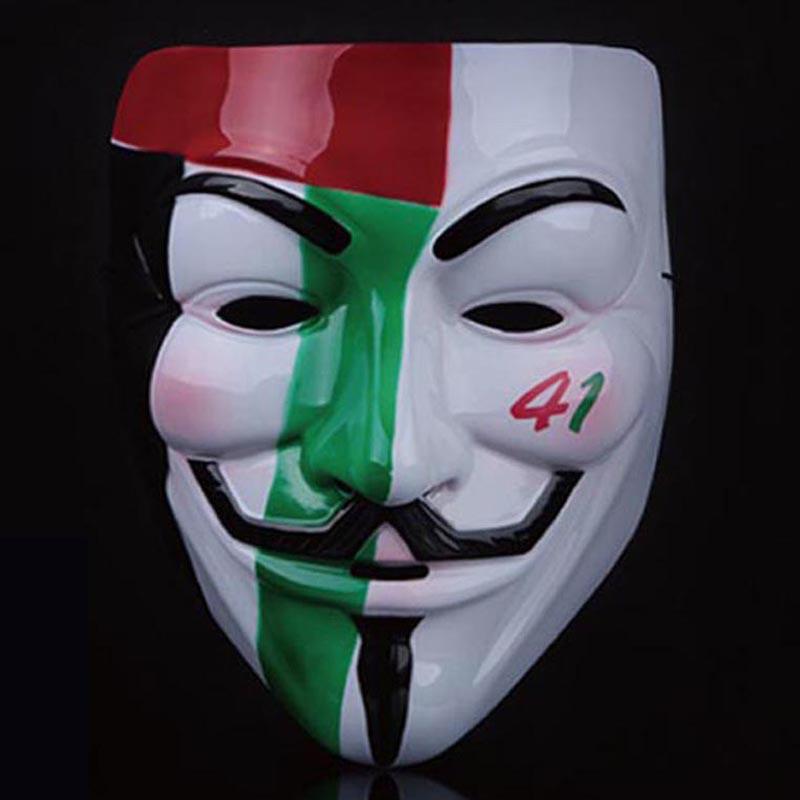 Fashion V For Vendetta Guy Fawkes Mask Anonymous Halloween Costumes Cosplay