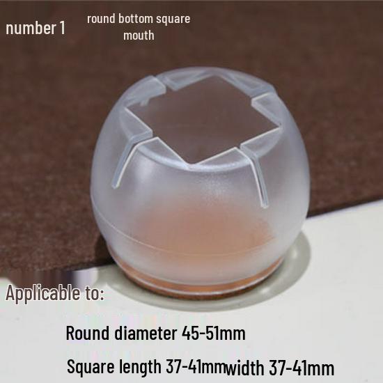 Anti-Slip Silicone Leg Covers: Durable, Thickened Protection for Dining Table and Chair Legs