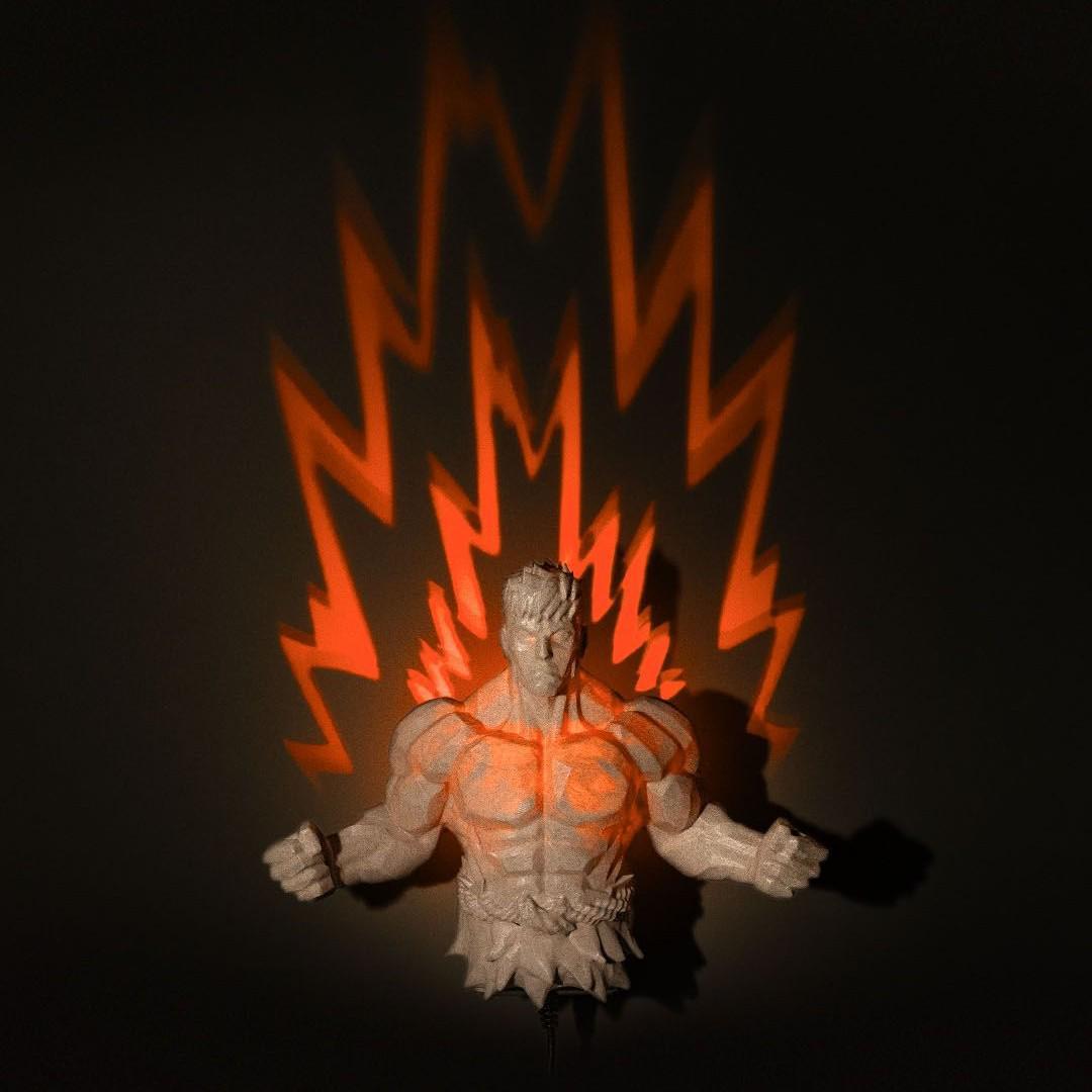 

USB-Powered 3D Printed Wall Night Light