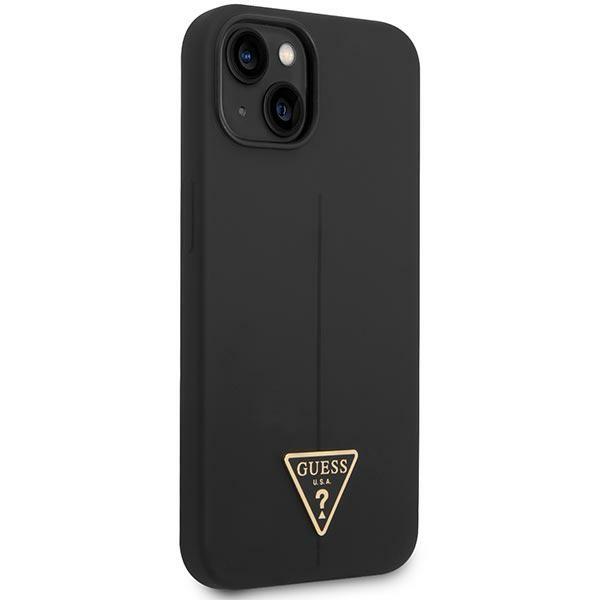 Guess Guhcp14Msltgk Iphone 14 Plus / 15 Plus 6.7 Czarny/Black Hardcase Silicone Triangle