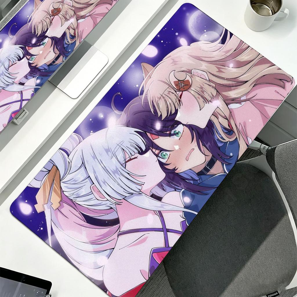Anime Cosmic Princess Kaguya Mouse Pad Large Computer Mousepad Office Pc Gamer Nonslip Rubber Keyboard Deskmat
