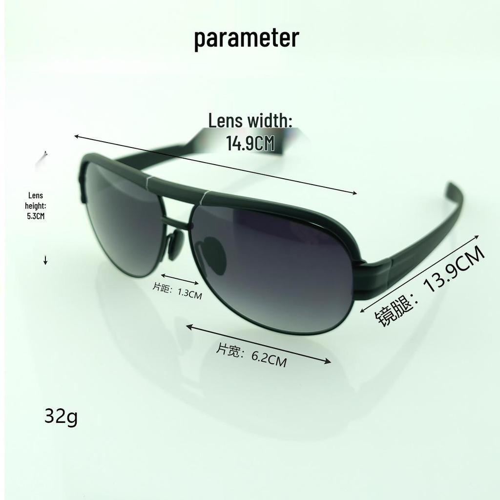New Men's Large Frame Polarized Aviator Sunglasses with UV Protection - European & American Fashion Metal Design (8985 Series)
