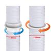Air Conditioner Hose Fittings Round/Square Shaped Exhaust Duct Hose Adapter AC Hose Connector Extensions for 5.1 and 5.9 Inch