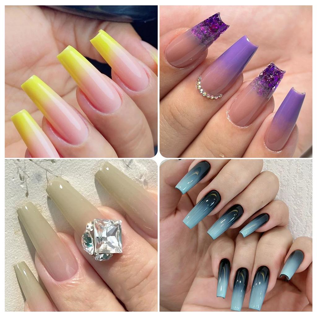 Nail Art Gradual Change Powder Solid State Magic Mirror Powder Combination Dopamine Glitter Explosive Glitter Aurora Powder Pat Powder Set