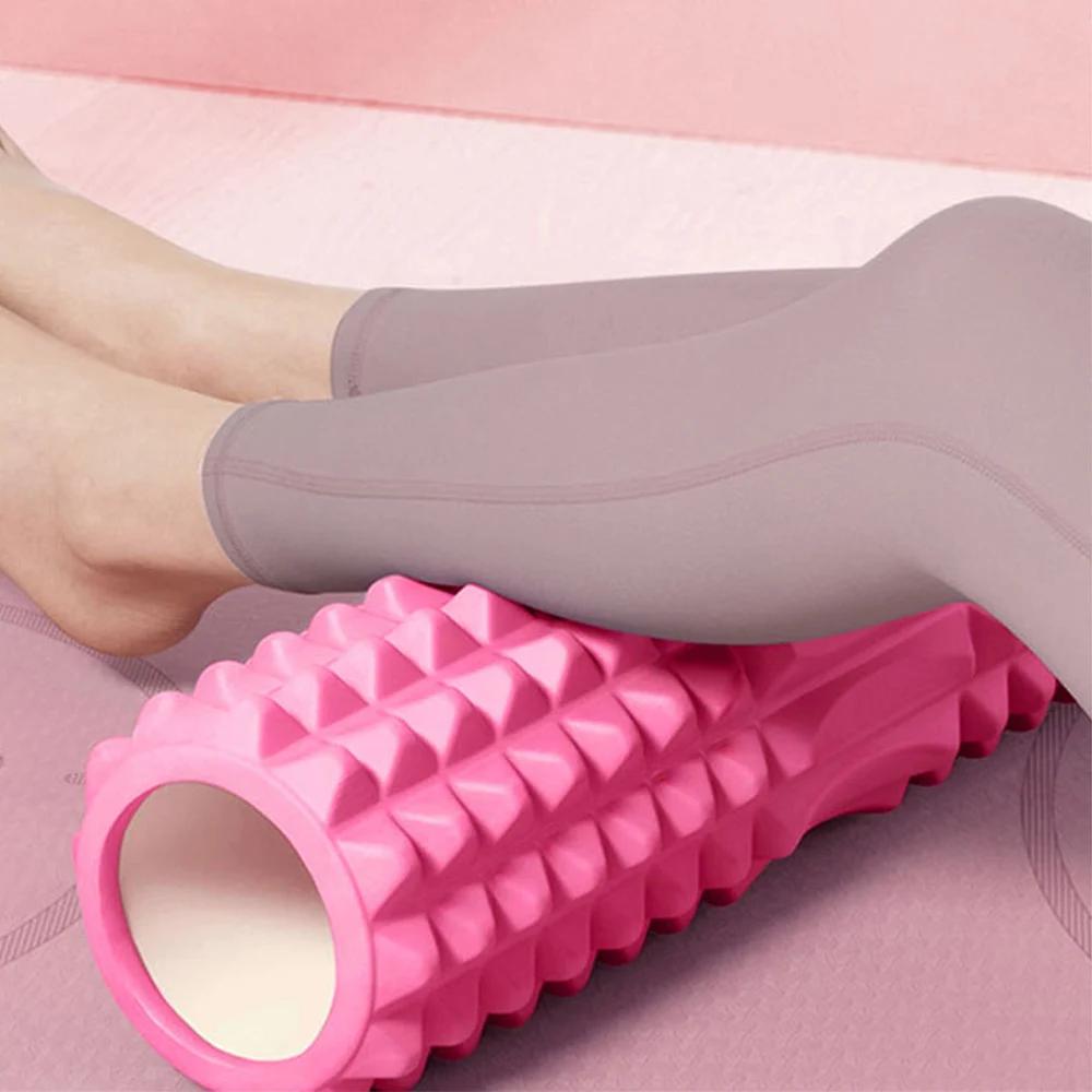 Foam massage roller, hollow yoga column, fitness equipment for muscle massage, physiotherapy and sports rehabilitation, 1pc