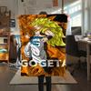 Dragon Ball character Print Flannel Blanket High quality Comfortable for All Seasons Home Decor Warmth and Comfort Perfect for Christmas Gifts