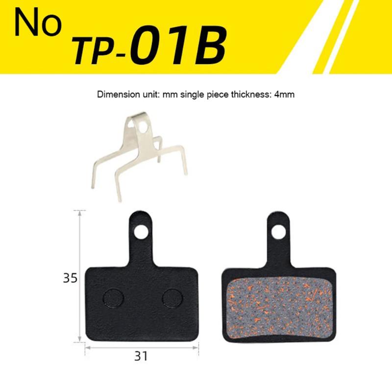 1Pcs Pairs Resin Semi-Metallic Bicycle Brake Pads for Shimano B01S C501 M575 M525 M485 M486 M416 MTB Bike Cycling Brake Pad Part