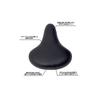 MARUHACHI GR3605 Fluffy Saddle, Unisex, Black