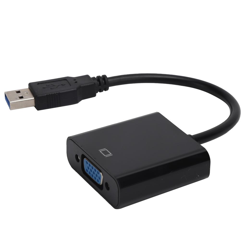 USB3.0 To VGA Converter 5Gbps HD 1080P Adapter Cable 15Pin Female External Video Card
