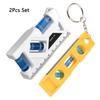 Lightweight For MINI Level Tool 2PCS Set with Magnetic Base for Metal Surfaces 10.5x2x5.5cm Accurate to 0.5mm/m