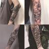 Waterproof Herbal Juice Tattoo Decals - Semi-Permanent, Non-Reflective for Men & Women’s Arms, Chest, Back