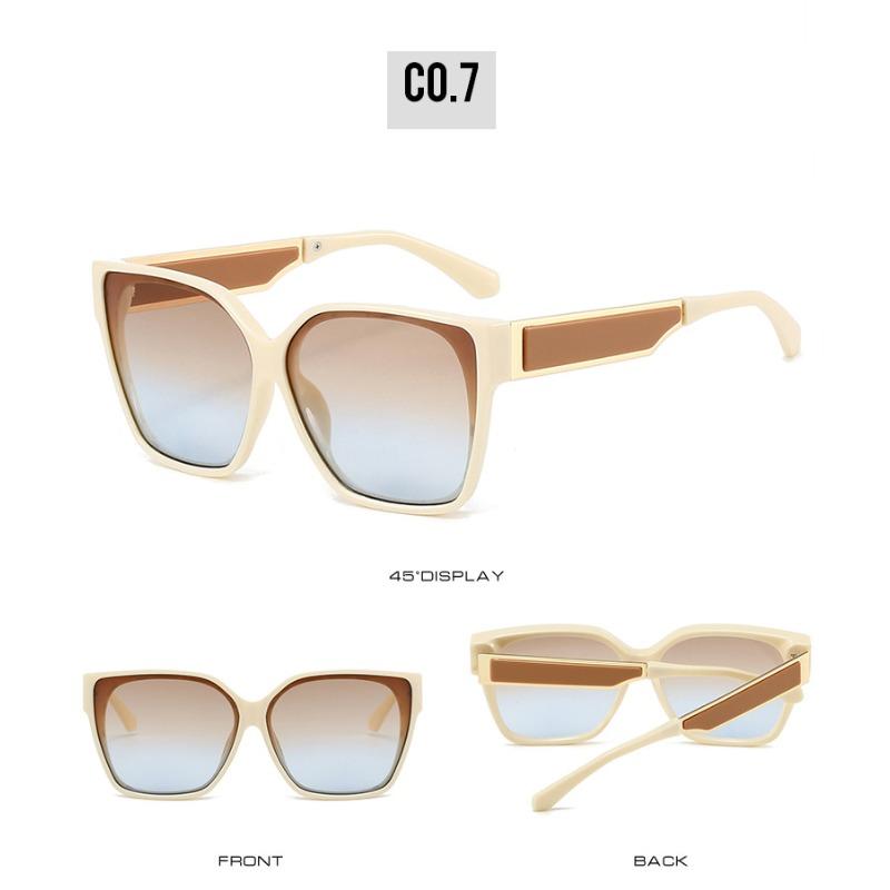New Retro Square Black Sunglasses For Men Women Outdoor Protection Gradient Shades Uv400 Classic Trendy Driving Sun Glasses