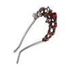 [S.T.S.G] Kanzashi (Japanese Hair Ornament), Fan-shaped, Double-pronged, Cute, for Adults, Suitable for Japanese Clothing, Furisode, Yukata, Pair,
