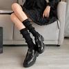 Womens Lace Socks Mesh Lace Skinny Socks Knee High Sheer Socks Campus Style Girl Campus Style Socks for Skirt