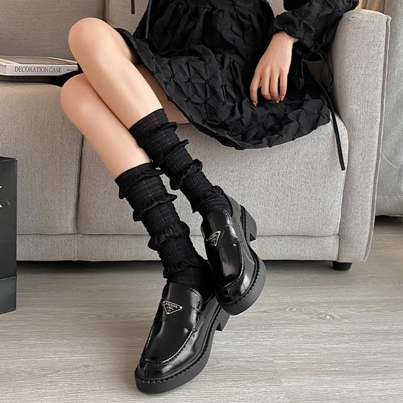 Womens Lace Socks Mesh Lace Skinny Socks Knee High Sheer Socks Campus Style Girl Campus Style Socks for Skirt