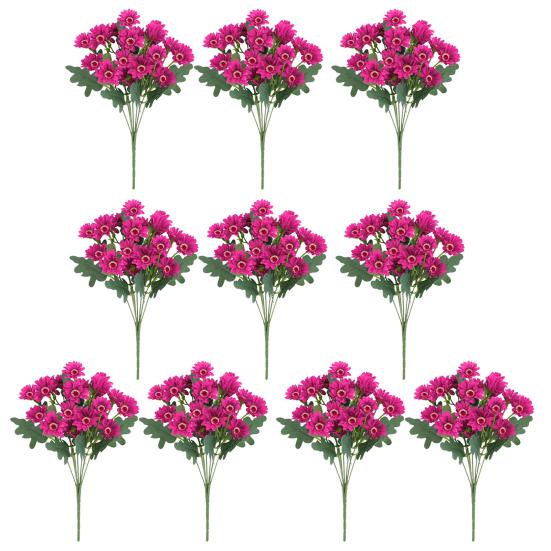 Künstliche Chrysanthemen Realistische Künstliche Herbstblumen UV-beständig Künstlicher Blumenstrauß Künstliche Chrysanthemen