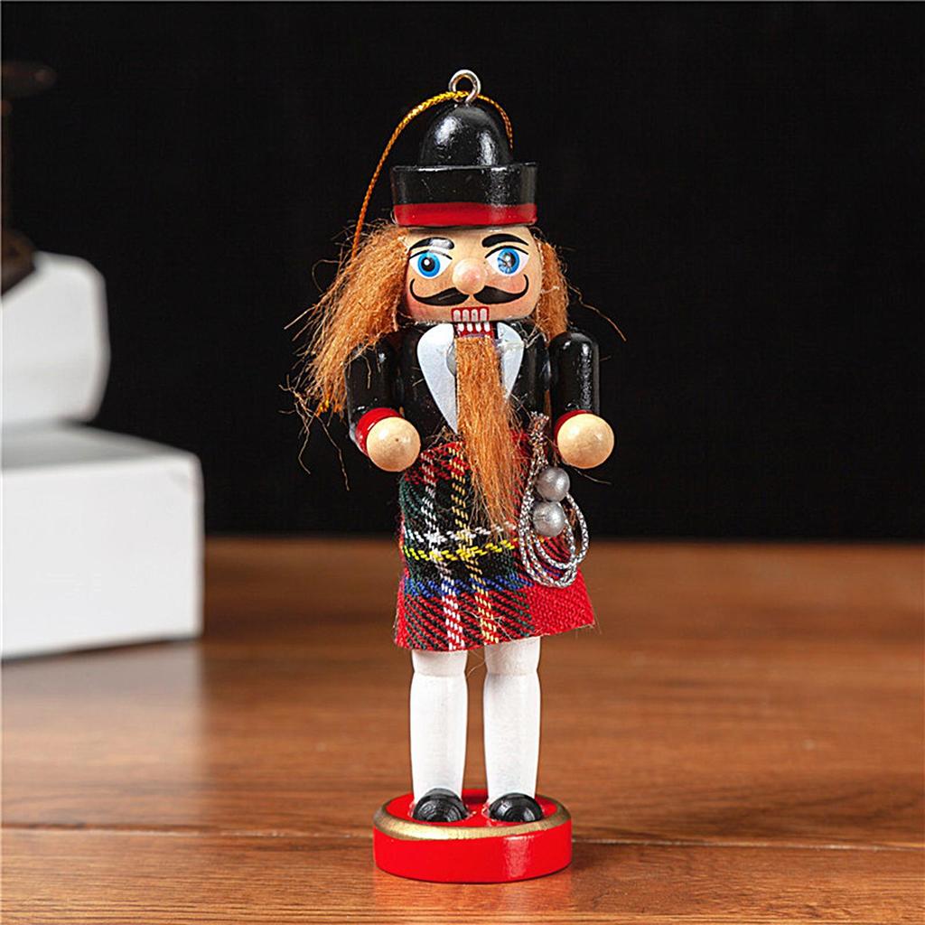 Christmas Nutcracker 6 Pieces Christmas Tree Pendants Nutcracker Figurines Home Decor For Festival Desk Office Kitchen Tree