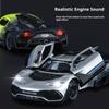 1:32 Scale Amg One Sports Car Model - Alloy Diecast Vehicle With Opening Doors Sound Light Effects Pull Back Power Kids Toy Car
