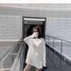 Fall Fashion Loose Fit Round Neck Long Sleeve Womens Tshirt Basic Tee
