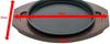 Ikenaga Iron Works Iron Plate for Yakisoba, 20cm, IH Compatible, with Wooden Stand, 335