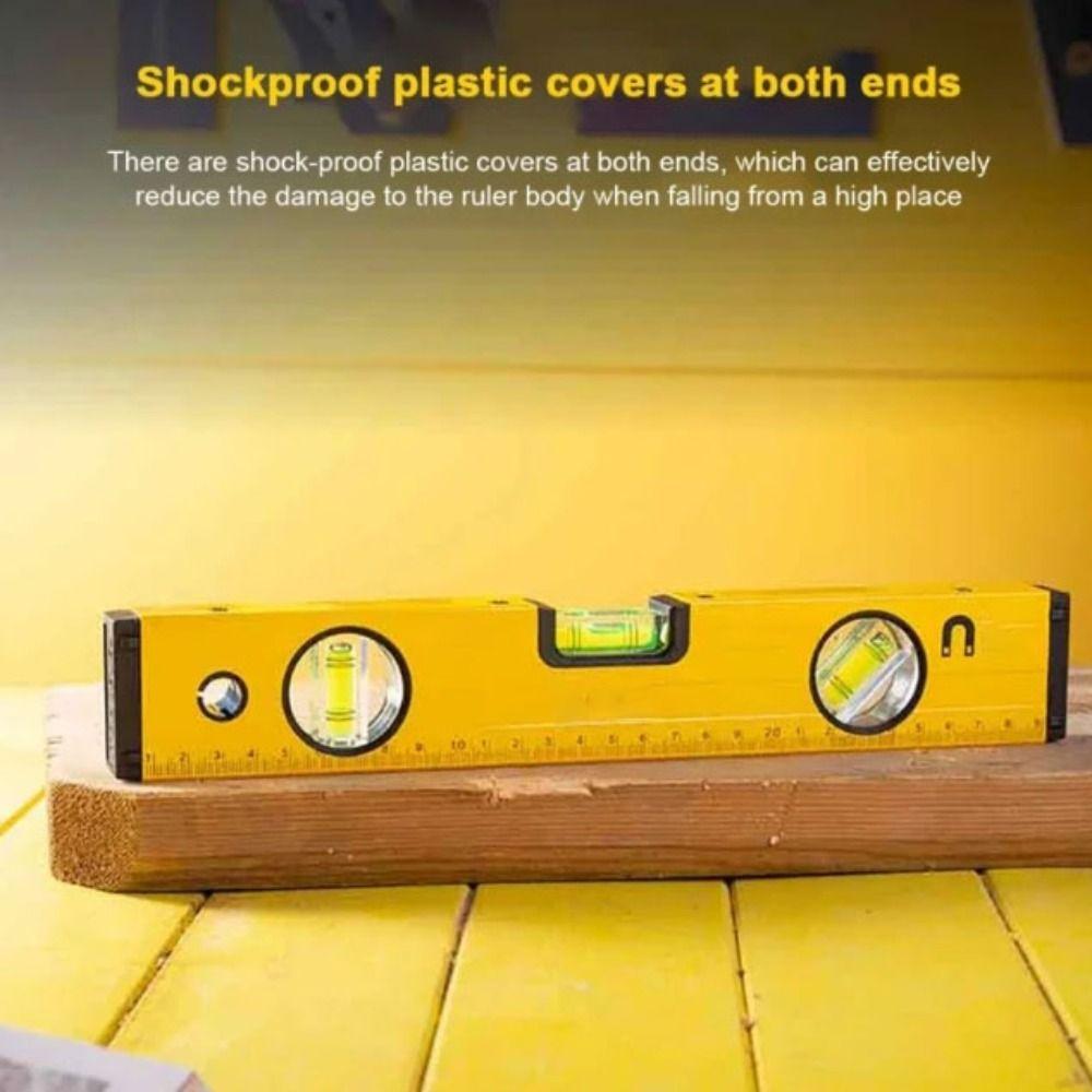 Aluminum Zinc Zinc Alloy Bubble Level Shockproof Leveling Tool Rustproof Level Ruler Professional Use