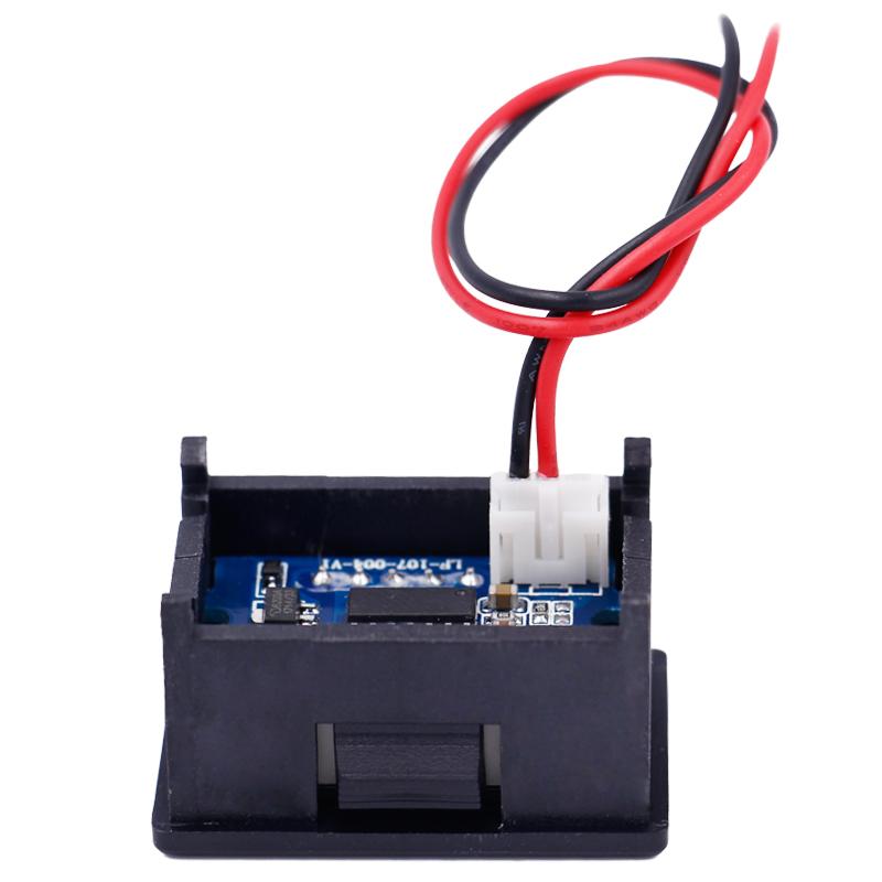Mini Digital LED Display Voltmeter 3 Bit Voltage Meter Voltage Tester Detector for Car Motorcycle Measuring Instruments