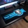 Sheffield Wednesday FC Benutzerdefinierte Große Mauspads, Personalisierter Textdruck mit Namen, Fußballlogo Rutschfeste Schreibtischmatte Gaming-Geschenk