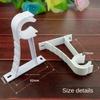 Single Hang Curtain Rod Holder Aluminum Alloy Curtain Fixing Clip Hook  Window Hardware Tools