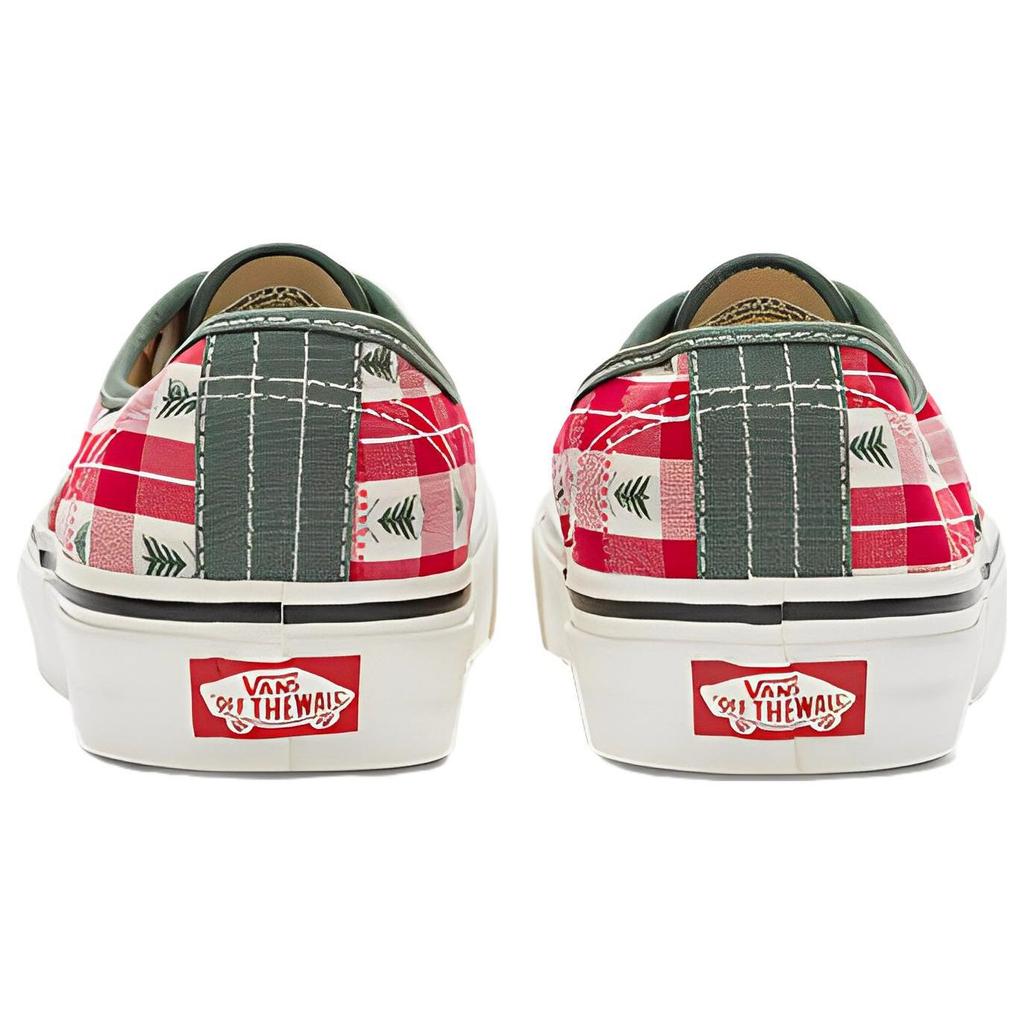 Vans Authentic 44 Dx Canvas Low-Top Skate Shoes Unisex Sneaker White Red Green VN0005U8Y52