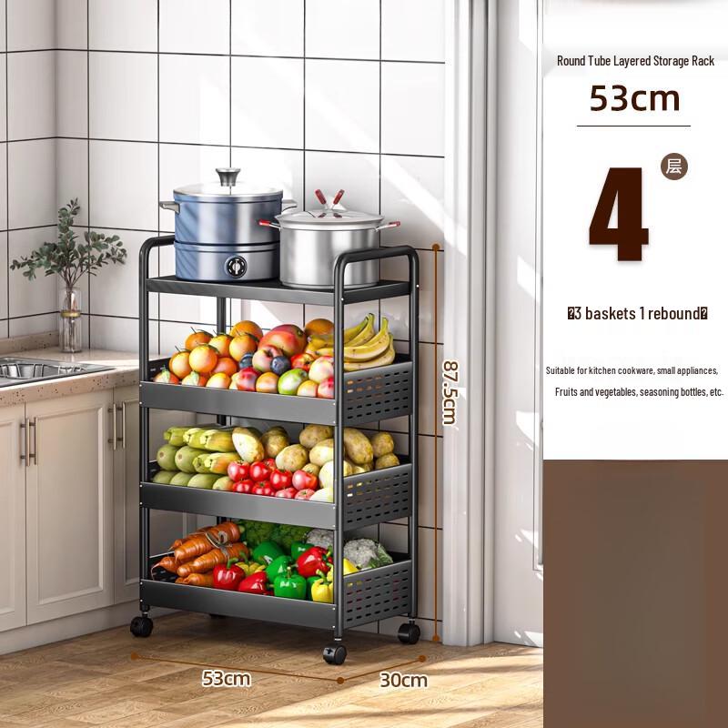 

Yingbai Multi-functional Rolling Kitchen Storage Cart