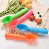 Cuchara para Helado Antiadherente 18cm Plástico Fabricador de Bolas de Helado Cuchara para Helado de Sandía Cuchara para Cavar Fruta Accesorios de Cocina
