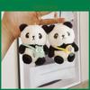 Cute Panda Plush Keychain Charming Stuffed Toy Mascot For Gifts And Events