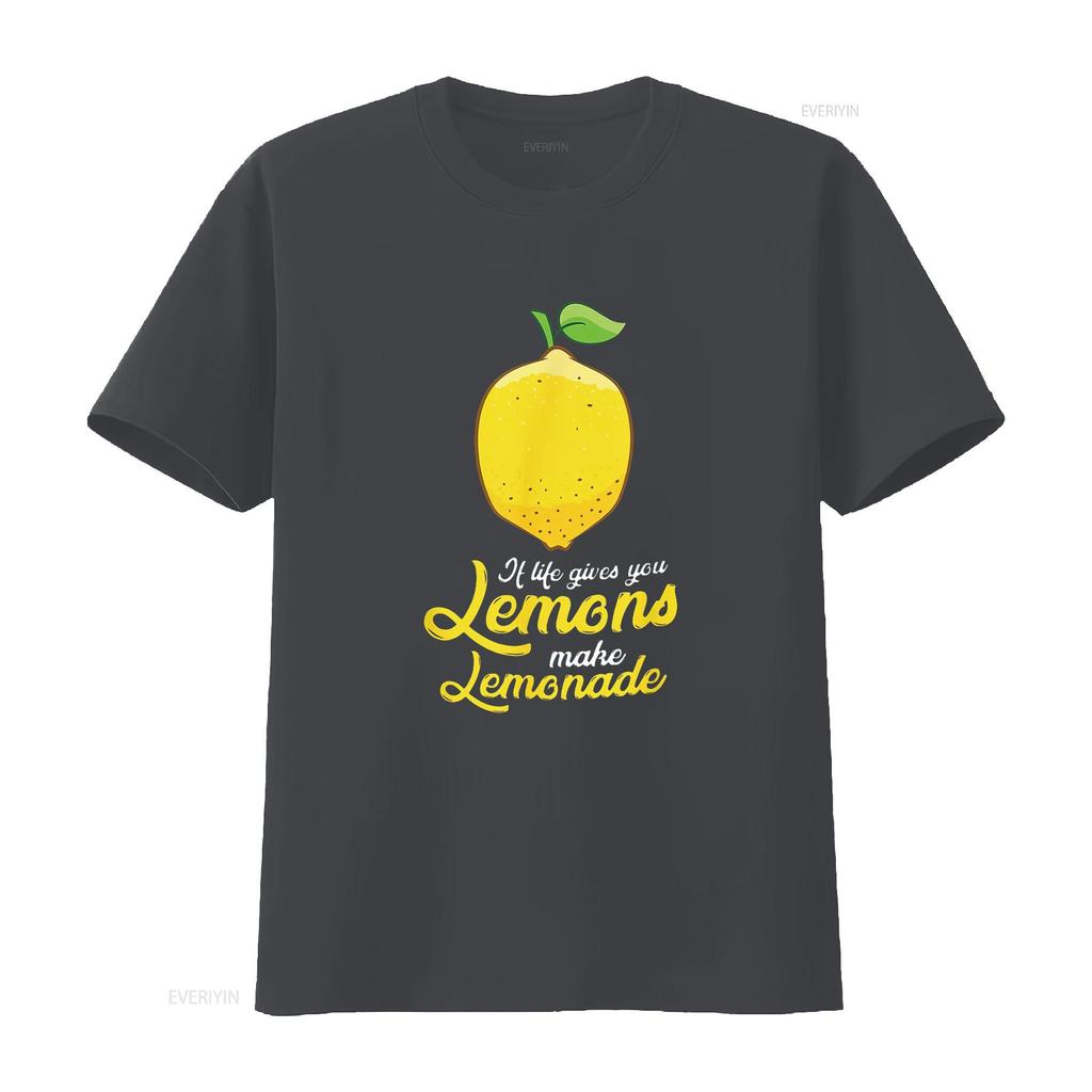 If Life Gives You Lemons Make Lemonade T Shirt vintage Washed designer clothes Unisex Soft streetwear graphic Versatile Casual