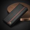 Carbon Fiber Flip Case for Samsung Galaxy S25 Ultra S24 S23 S22 Plus A54 A16 A26 A36 A56 A14 A34 A24 Leather Wallet Phone Cover
